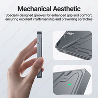 Jeyi Factory M.2 NVMe SSD Enclosure USB3.2 Gen2 10Gbps casing aluminium mendukung 2230/2242/2260/2280 SSD RTL9210 Chip multi-ukuran