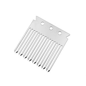 เครื่องมือทำให้เนื้อนุ่ม ขนาด 88x80x0.8 มม. ทำจากสแตนเลส สำหรับเนื้อไก่ เนื้อวัว และเนื้อสเต็ก - Product Image 3