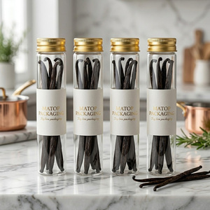 Fioles Flacons en <span class=keywords><strong>Verre</strong></span> pour Vanille Longs Tubes <span class=keywords><strong>à</strong></span> <span class=keywords><strong>Essai</strong></span> <span class=keywords><strong>avec</strong></span> Bouchons en Aluminium, 18x180 mm et 20x200 mm - Product Image 3