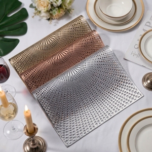 Tovagliette di Lusso Rettangolari Lavabili Impermeabili Ecologiche in PVC per Cucina e Decorazioni Festive - Product Image 4