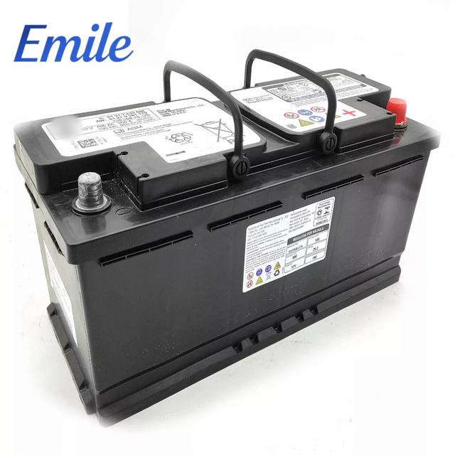 OE 61217604808 AGM Battery 105Ah 12V for BMW 3/5/7 Series X3 X5 X6 Original Quality Starter Battery Wholesale