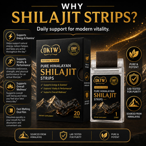 Private Label Shilajit Oral Strips with Shilajit Resin for Vitality Support, Fast Melt OEM Supply - Product Image 5