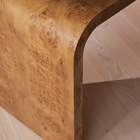 Console de contrôle d'entrée en bois de bouleau massif durable de style moderne français, pour hall d'hôtel, couloir, présentoir de produits, chambre à coucher créative