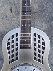 <span class=keywords><strong>Chitarra</strong></span> Risonatore a Cono Singolo Aiersi con Corpo in Ottone Vintage e Fori a Griglia Duolian - Product Image 5