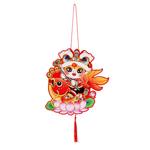 DIY Chinese Paper Lantern For Year Of Horse Kids Craft Kit Glowing Lantern Irregular Shape Handmade Decor - Product Image 5