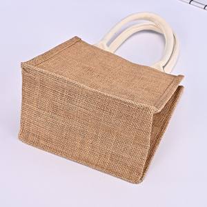 <b>Wholesale</b> Custom Printing Logo Dyed Eco Friendly Jute <b>Tote</b> <b>Bag</b> RecycleJute Shopping <b>Bag</b> - Product Image 4