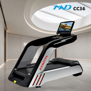Tapis roulant commercial tendance avec écran LED, équipement de gym MND Fitness, équipement de qualité pour club de sport à Sao Paulo, facile à utiliser - Product Image 1