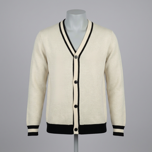 Custom Sorority Fraternity Varsity Cardigan <b>Sweater</b> <b>Vintage</b> College University Sports Team Knitwear Chenille Patch Embroidery - Product Image 1