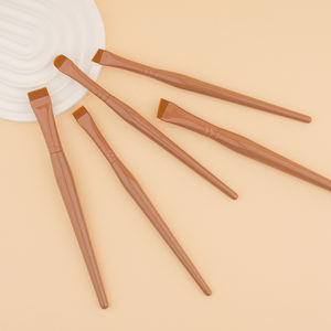 Juego <span class=keywords><strong>de</strong></span> Brochas <span class=keywords><strong>de</strong></span> Maquillaje <span class=keywords><strong>de</strong></span> Cejas <span class=keywords><strong>de</strong></span> Alta Calidad, <span class=keywords><strong>Brocha</strong></span> Plana en Ángulo <span class=keywords><strong>para</strong></span> Cejas, Color Marrón, <span class=keywords><strong>Brocha</strong></span> <span class=keywords><strong>para</strong></span> Gel <span class=keywords><strong>de</strong></span> Cejas, Logotipo Personalizado - Product Image 3