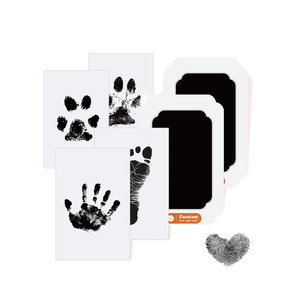 Vente flash : tampon encreur pour empreintes de pattes de <span class=keywords><strong>chien</strong></span> ou de chat, empreintes de pieds d'enfants, tampon encreur à contact propre, tampon encreur pour empreintes de mains de bébé, kit d'empreintes de mains et de pieds DIY, tampons encreurs - Product Image 1