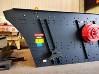 Promotion : Tamis vibrant circulaire Hongxing en acier, entraîné par moteur, avec boîte de vitesses à roulements, pour traitement de minerai, 8000 kg, garantie 1 an, Henan