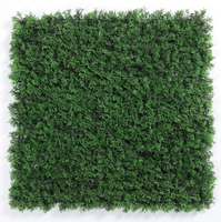 50*50 intérieur extérieur buis artificiel feuille vert panneau plantes verticales mur gazon artificiel mur pour la décoration de jardin