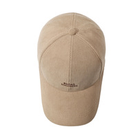 Cappellino da Baseball in Corduroy Uomo Donna, Vintage con Ricamo Lettere, Regolabile, Morbido, Stile Papà, Protezione Solare per Esterni