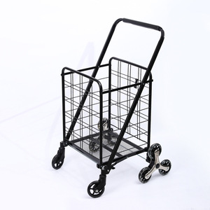 340L Heavy Duty Wire Basket Shopping <b>Trolley</b> Supermarket Large Capacity Silent Swivel Caster Grocery Retail Use Set Kit Pro - Product Image 5