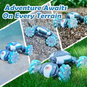 YT Gesture Sensing RC Stunt Car Véhicule torsadé télécommandé à <span class=keywords><strong>main</strong></span> <span class=keywords><strong>avec</strong></span> lumières et musique 4WD Rotation Cool Toys pour enfants - Product Image 3