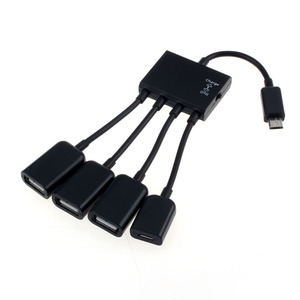 Adaptador Divisor de Cable <span class=keywords><strong>Hub</strong></span> de Carga Micro USB OTG de 3/4 Puertos para Teléfono Inteligente, Computadora, Tableta y <span class=keywords><strong>PC</strong></span> - Product Image 6