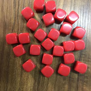 <span class=keywords><strong>Dés</strong></span> de jeu transparents à faces plates de 16 mm, couleur unie, bords arrondis, surface brillante, plusieurs couleurs, pour jeux de table - Product Image 2