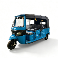 Nouveau Tricycle Électrique à 3 Roues de Haute Qualité 2026, Tuk Tuk Rickshaw à Carrosserie Ouverte, Disposition Spacieuse Multi-Passagers