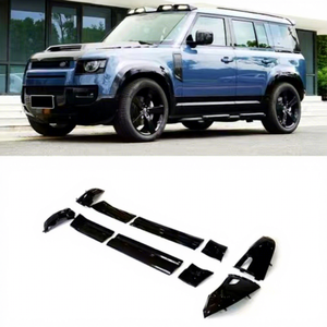 Jupes latérales spéciales avec peinture haute brillance 007 Black Flare pour kit carrosserie Land 110 - Product Image 1