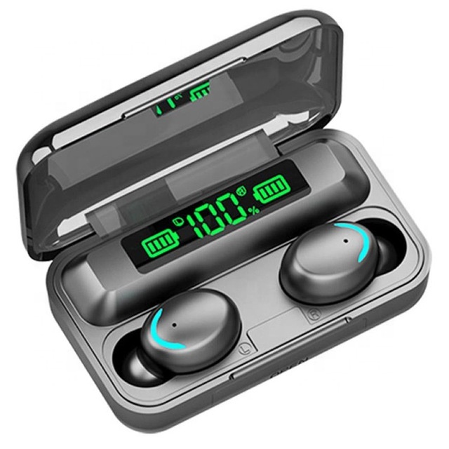 F9-5c TWS Earbuds Stereo Sports HIFI Earbuds Headsets With LED Digital Display Charging case Microphone Auriculares Earbuds