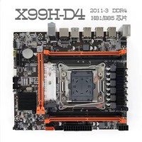 La carte mère X99 DDR3 DDR4 4 prend en charge les processeurs E5 2660 2668 2678 et autres CPU 2011V3 V4