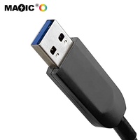 Haute vitesse 10M 50M 5Gbps AOC actif USB 3.0 mâle à femelle câble à fibre optique câble d'extension USB 3.0