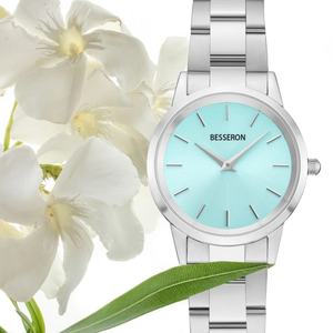 Relojes de Pulsera de Cuarzo de Acero de Moda al por Mayor 2024 para Damas, Logotipo de Marca Famosa, Estilo Clásico de Negocios, 22 mm, con Agujas - Product Image 3