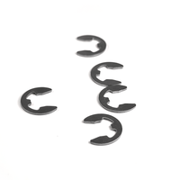 120pcs DIN 6799 Stainless Steel Radial E Type Mounting Retaining Ring for Shafts Fasteners Assortment Kit