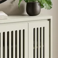 Couvercle de radiateur à étagère résistant à la chaleur peu encombrant avec armoire chauffante étagère décorative en bois pour le stockage de blindage à la maison