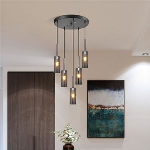 Hiện đại đơn giản phòng ăn Đèn chùm phòng ăn thanh đèn và đèn lồng hộ gia đình đầu duy nhất/đa đầu phòng ăn đèn - Product Image 3