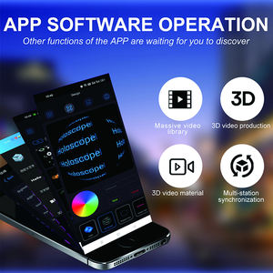 <span class=keywords><strong>Projecteur</strong></span> de ventilateur <span class=keywords><strong>holographique</strong></span> P65 65 cm pour <span class=keywords><strong>Halloween</strong></span>, 2000x1536 3D, luminosité 2200 nit, application multi-OS, affichages festifs intérieurs OEM - Product Image 3