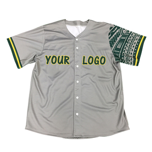 Camisetas de béisbol para hombre, uniforme de béisbol personalizado, impresión por sublimación, logotipo - Product Image 1