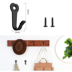 Trong Kho Thép Đa Chức Năng Tường Treo Móc Kim Loại Nặng Áo Khoác Dính Closet Áo Móc Cross-Biên Giới Công Cụ Cho Cửa Sử Dụng - Product Image 4