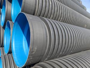 DN600 Đen PE nhựa cống <span class=keywords><strong>HDPE</strong></span> ống 18 12 inch Nhựa Lớn đôi tường sóng cống ống - Product Image 6