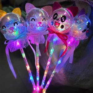 ألعاب Led ، عصا سحرية مضيئة ، أشكال كرتونية, عصا على شكل حيوانات سحرية ، شفافة ، على شكل أرنب ، ألعاب كرتونية ، عصا ستار لامعة - Product Image 6