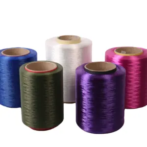 Nylon 66 FR Yarn PA 6 Dope Dyed Colors High Tenacity Yarn For Webbings With Customized Service