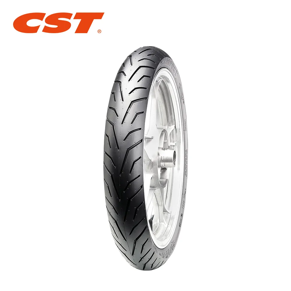 CST Tires Magsport Two Wheel C6501 Scooter Tyre 100/80 -17 C6501 52H TL Stability Motorcycle Tires 100 80 17