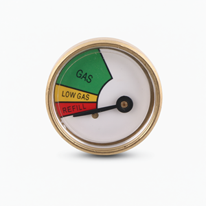 Manomètre axial en cuivre 35 mm M387B pour indicateur de niveau de gaz basse pression sur pipeline - Product Image 1