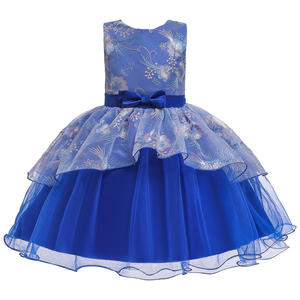 2018 Del Bambino Vestiti Della Ragazza Vestito Dal Fiore Bianco Battesimo Abito Neonato Della Ragazza di Natale Battesimo del Vestito di Compleanno - Product Image 3
