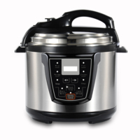 Cuisinière à pression électrique en acier inoxydable 4L HL-14, boutons intelligents pour sélection directe, cuisson rapide, multifonction 10-en-1