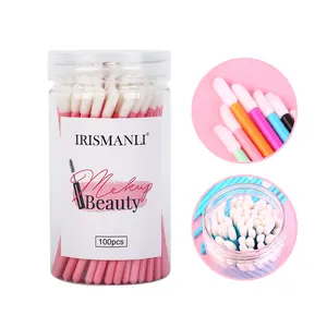 100 mỗi bottle100pcs công cụ mỹ phẩm dùng một lần Lip Wand bàn chải son bóng Applicator Son môi trang điểm bóng Wands các nhà sản xuất