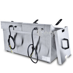 Série <span class=keywords><strong>professionnelle</strong></span> <span class=keywords><strong>Friteuse</strong></span> Double Réservoir <span class=keywords><strong>Friteuse</strong></span> <span class=keywords><strong>avec</strong></span> <span class=keywords><strong>Vidange</strong></span> - Product Image 5