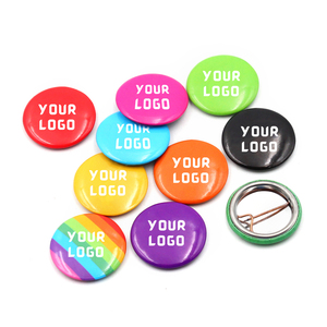 Nueva llegada <span class=keywords><strong>2025</strong></span> impresión personalizada Pin botón Logo estaño botón insignia Vierge - Product Image 2