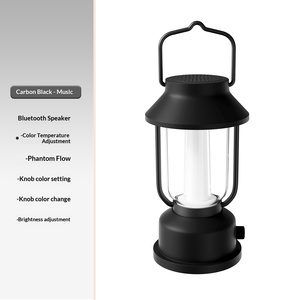 Lampe d'ambiance de camping extérieure à LED bicolore, rechargeable, longue durée, lampe de secours, lampe de tente, veilleuse - Product Image 2