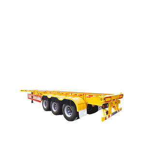 รถกึ่งพ่วงสำหรับบรรทุกโครงกระดูก3แกน40ft รถกึ่งพ่วง - Product Image 6