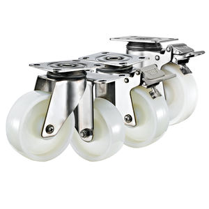 <span class=keywords><strong>3</strong></span> <span class=keywords><strong>4</strong></span> <span class=keywords><strong>5</strong></span> Zoll Trolley-Rollen Edelstahl PU/ TPR/ <span class=keywords><strong>NYLON</strong></span> Lenkrollen Industrielle SUS 304 Edelstahl-Laufrollen - Product Image 6