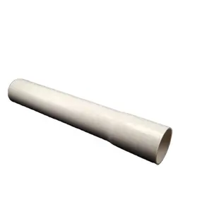 类型管道材料制造白灰色astm din支架upvc带铃端聚乙烯管
