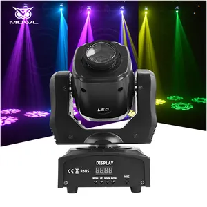 Sahne aydınlatma 90W DMX 512 ışın Gobo nokta LED hareketli kafa lambaları DJ disko gece kulübü için
