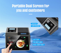 Android 11 Pantalla táctil de 8 núcleos Pos Tablet de escritorio Lector de tarjetas NFC Sistema de Punto de Venta de pago para restaurante