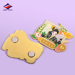 Longzhiyu 18 Năm Anime Pin Các Nhà Sản Xuất Tùy Chỉnh Kim Loại Mềm enmael Phim Hoạt Hình Pin Huy Hiệu Doanh Nghiệp Logo Lưu Niệm Trâm Pin - Product Image 4